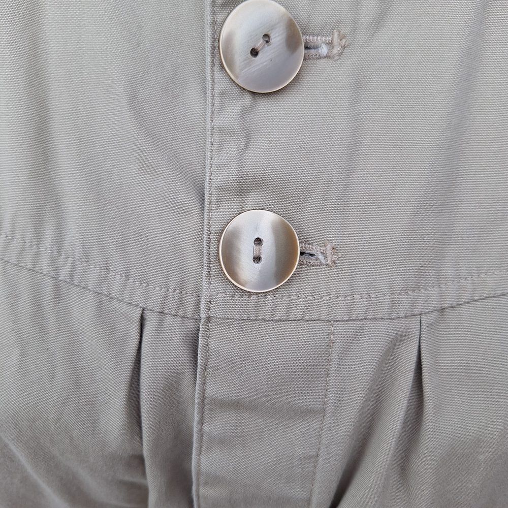 Christopher & Banks Tan Button-Front Top - Picture 5 of 9